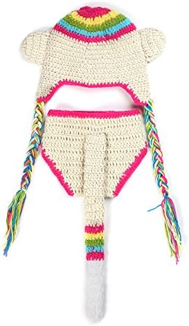 Deobox Baby Handmade Crochet Knit Animal Custume Set Lovely Photograph Props Style A