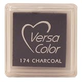 Tsukineko Small-Size VersaColor Ultimate Pigment Inkpad, Charcoal