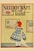 Art Poster, Young girls looks at a selection of old needlepoints on a... - 20x30