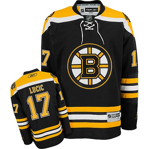Reebok Boston Bruins Milan Lucic Youth Premier Home Jersey Large/X Large