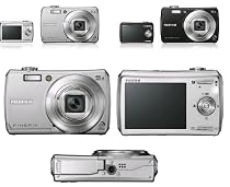 Fujifilm FinePix F100fd - Digital camera - compact - 12.0 Mpix - optical zoom: 5 x - supported memory: SD, xD, SDHC, xD Type H, xD Type M - silver