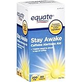Equate - Stay Awake - Compare to Vivarin - Alertness Aid with Caffeine, Maximum Strength, 80 Tablets