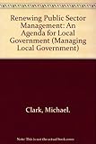 Renewing public management : an agenda for local governance