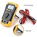 METERTECK Digital Multimeter (DMM) - Voltmeter, Ohmmeter, Ammeter - 1 YEAR GUARANTEE - 2 TEST LEADS