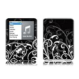 B&W Fleur (Black & White Fleur) Design Protective Decal Skin Sticker for Apple iPod nano 3G (3rd Generation) 4GB/ 8GB Player