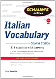 Schaums Outline of Italian Vocabulary, Second Edition (Schaums Outline Series)