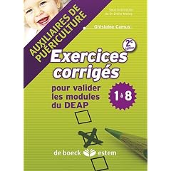 Auxiliaires de pu�riculture-exercices corrig�s -pour valider modules DEAP 1 � 8