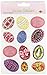 Beistle 4-Pack Easter Egg Stickers Sheet, 4-3/4 by 7-1/2-Inch Sheet