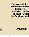 Psychologie Du Travail: Syndrome D' Puisement Professionnel, Motivation, Conditions de Travail, Pyramide Des Besoins de Maslow