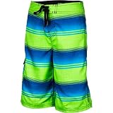ONeill Boys 2-7 Santa Cruz Stripe, Green, Large/7
