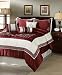 Central Park Florentian Burgundy 7-Piece Comforter Set