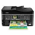 Epson WorkForce 545 Color Inkjet Wireless All-In-One Printer and Copier with Fax (C11CB88201)