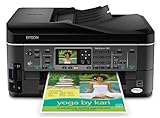 Epson WorkForce 545 Wireless All-in-One Color Inkjet Printer, Copier, Scanner, Fax (C11CB88201)