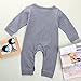 Toddler Baby Boy Girl Cartoon Romper Bodysuit Playsuit Outfits Casual Clothes (0-6 Months, Gray)