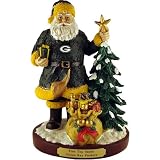 Green Bay Packers MLB Tree Top Santa Figurine NFL Football Fan Shop Sports Team Merchandise
