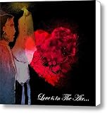 Love is in The Air Canvas Print / Canvas Art - Artist Miki De Goodaboom