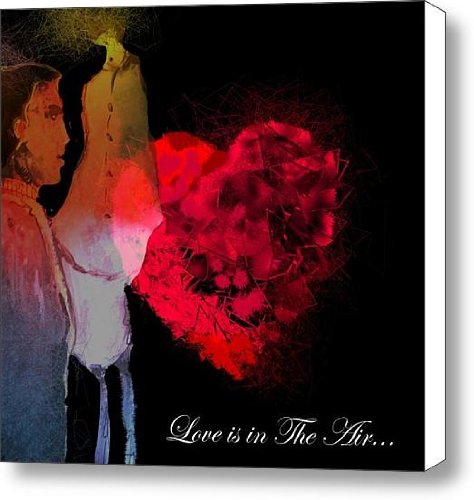 Love is in The Air Canvas Print / Canvas Art - Artist Miki De Goodaboom