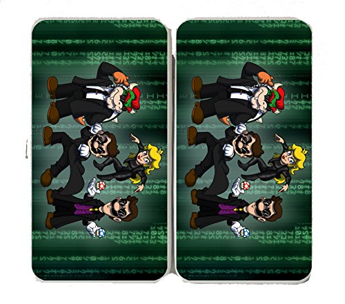 “Plumbtrix Group” Funny Video Game & Computer Science Fiction Movie Parody – Taiga Hinge Wallet Clutch