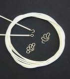 Net Curtain Wire. 3 Metre Length. Includes 4 Eyes 4 Hooks.