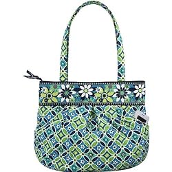 Vera Bradley Cupcakes Green Morgan Handbag