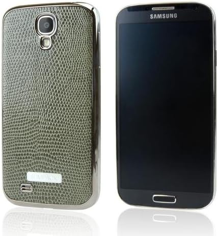 Galaxy S4 Case, SlimPack¬ [Khaki Green] [Genuine Leather] Ultra Slim Replacement Battery Door Case Cover for Samsung Galaxy S4 / SIV (2013)