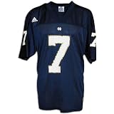 Notre Dame Fighting Irish #7 Official Replica NCAA Game Jersey (Navy)