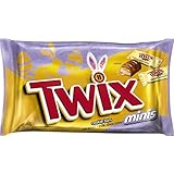 TWIX Easter Caramel Minis Size Chocolate Cookie Bar Candy 11.5-Ounce Bag (Pack of 4)
