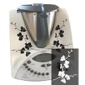 Aufkleber fuer Thermomix TM31 Orchidee NC schwarz