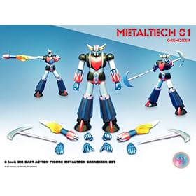  6 inch Grendizer Metaltech Die-Cast Set