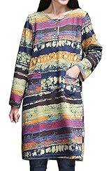 General Print Cotton/Polyester Long Sleeves Jumper 