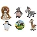 Ty Madagascar Beanie Baby Set of 5 Beanie Babies Alex, Gloria, Marty, Melman & Skipper