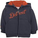 Majestic Detroit Tigers Navy Blue Newborn Full Zip Hoody Sweatshirt