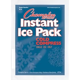 Click here to buy Champion Sports Instant Cold Compress(case of 16).