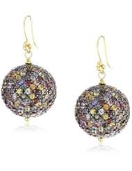 Jordan Alexander Large Multi-Color Sapphire Ball Earrings