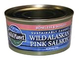Wild Planet Wild Alaskan Pink Salmon, Skinlees & Boneless, 6-Ounce (Pack of 6)