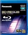 Panasonic LM-BEU50AE 50GB Rewritable Blu-ray Media 1-2xSpeed Video Box
