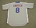 GARY CARTER New York Mets 1987 Majestic Cooperstown Throwback Away Baseball Jersey, 2XL