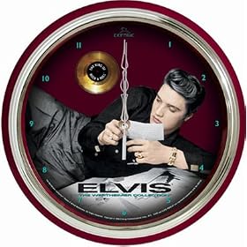 Centric HWC4EP Elvis Reading Letters Wall Clock