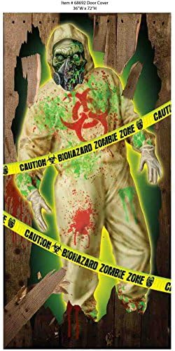 Biohazard Zombie Door Cover