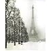 Paris In The Snow (Eiffel Tower) Art Poster Print - 16x20