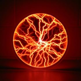 Luminglas 12 Round Plasma Illumination Display Set RED Color Contemporary Luminglass Disk... by Luminglas