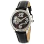 Stuhrling Original Women's 196.121527 Lifestyle 'Audrey' Diamond Butterfly Automatic Leather Strap Watch