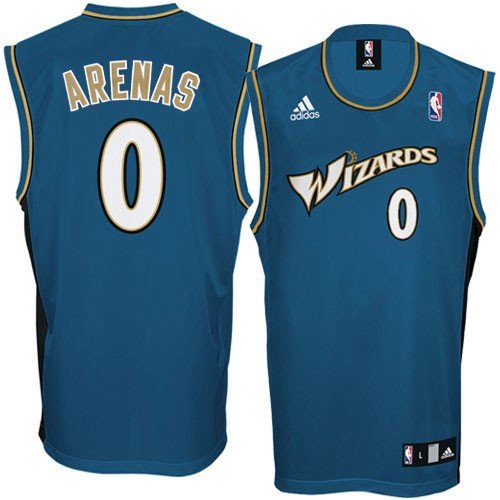adidas Washington Wizards #0 Gilbert Arenas Youth Blue Replica Basketball Jersey