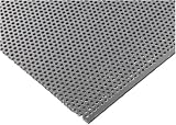 PVC Perforated Sheet, Gray, 1/8