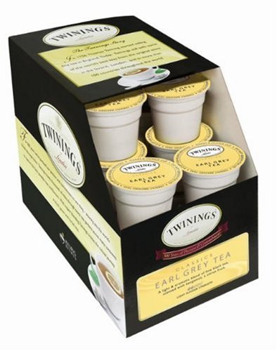 Twinings Earl Grey Tea K-Cups for Keurig Brewers, 25-Count Box (Pack of 2)