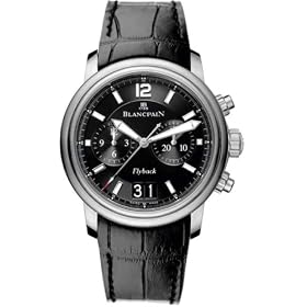 Click here to buy Blancpain Leman Flyback Chronograph Grande Date Steel Mens Watch 2885F-11B30-53B by Blancpain.