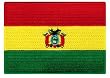 Bolivia Flag Embroidered Patch Bolivian Iron-On National Emblem
