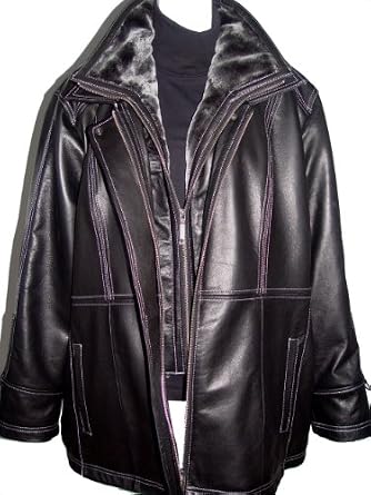 Online Shopping Women Clothing : Paccilo 4022 Real Fur Lined PREMIUM Grade Real Lambskin Leather Stadium Jacket Online