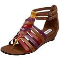 Steve Madden Women's Kasidy T-Strap Wedge Sandal