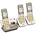 AT&T EL52313 3-Handset Expandable Cordless Phone with Answering System & Extra-large Backlit Keys